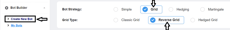 Create reverse grid bot